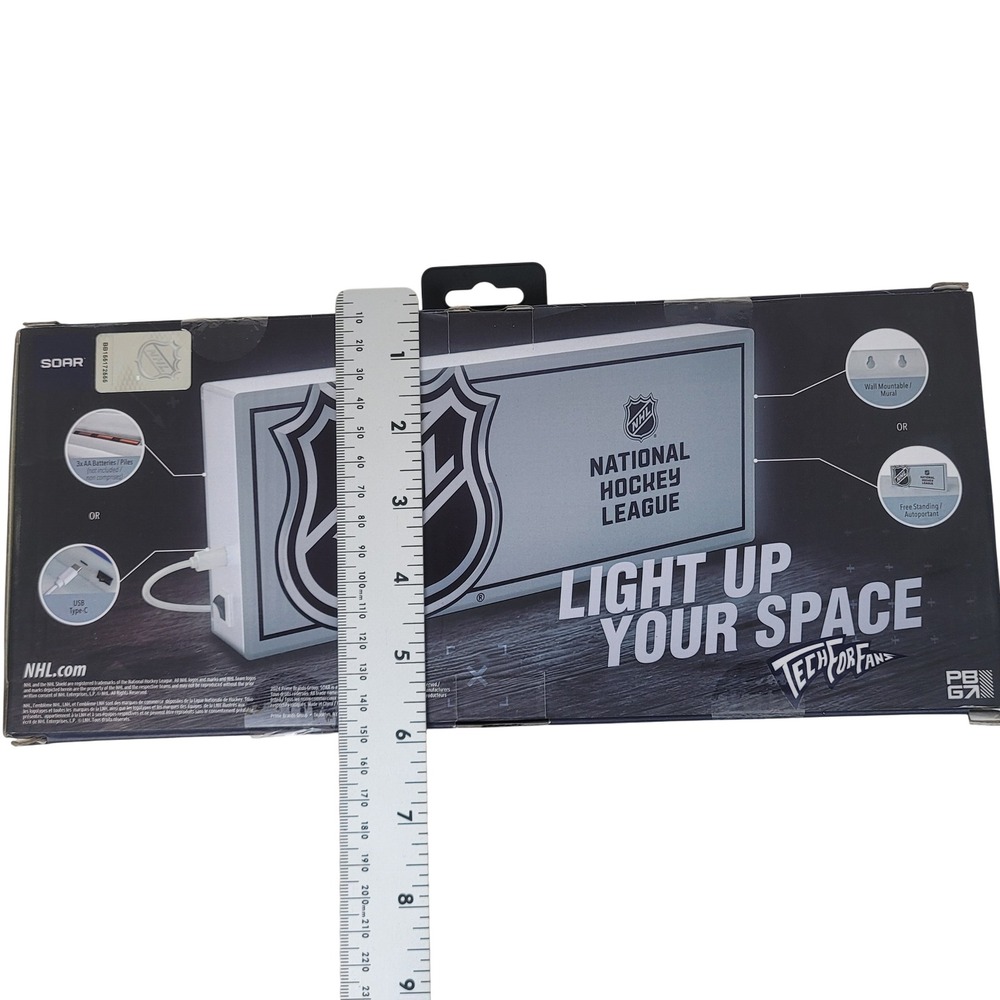 Montreal Canadiens NHL Lightbox Free Standing Wall Mountable 12 x 5 inches SOAR - Picture 13 of 13